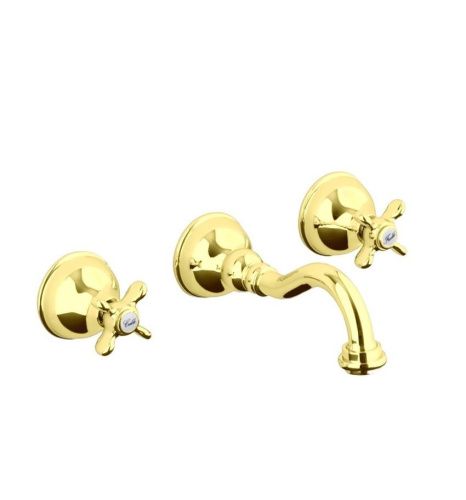 Смеситель для раковины Webert Ottocento OT750404010 настенный золото - фото 2