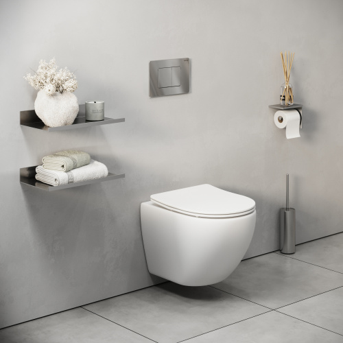 Инсталляция + кнопка смыва + унитаз Grossman Classic 97.4455S.04.10M - фото 5