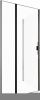 Боковая стенка Allen Brau Priority 3.31021.BBA 100х200 стекло прозрачное профиль черный