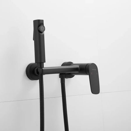 Гигиенический душ со смесителем Shevanik S8505H-1 черный