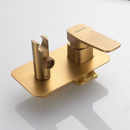 Гигиенический душ со смесителем Shevanik S9905G золото