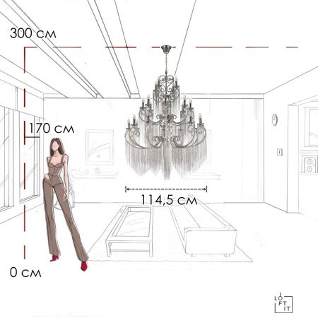Люстра подвесная Loft It Wonderland 10405/24