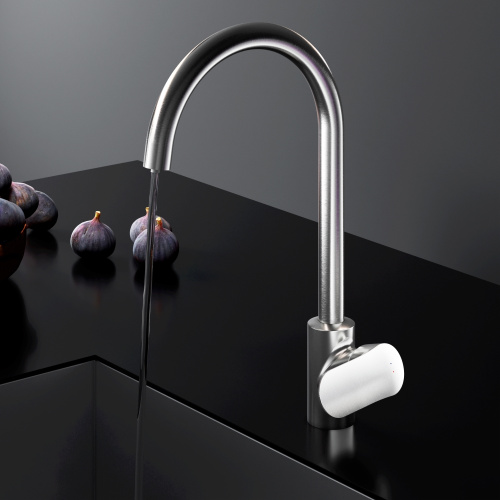 Смеситель для кухни Am.Pm Like F8007711 на раковину/на столешницу сатин без термостата - фото 4