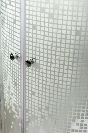 Душевая кабина AvaCan L908 80х80 четверть круга с крышей ориентация универсальная