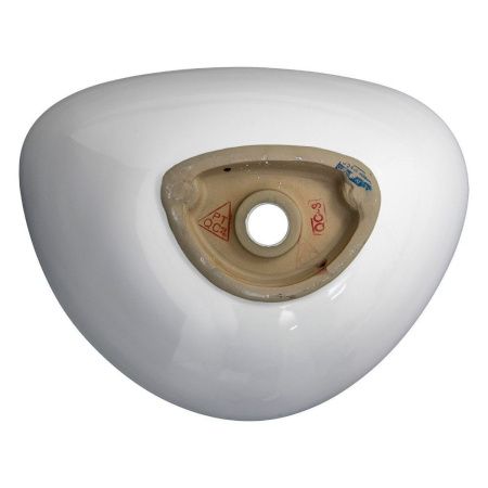 Раковина из сантехнического фарфора Melana 320366-805 50х40 накладная цвет белый без отверстий под смеситель