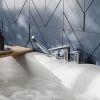 Смеситель Wasserkraft Salm 2700 2755 на борт ванны хром