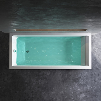Ванна акриловая Am.Pm Gem W93A-180-080W-A 180х80 пристенная прямоугольная без каркаса Ванна акриловая Am.Pm Gem W93A-180-080W-A 180х80 пристенная прямоугольная без каркаса
