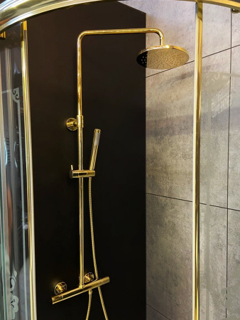 Душевая стойка AltroBagno Costanza AltroBagnoCostanza0302Or настенная цвет золото