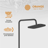 Душевая стойка Orange Thermo T02S4-911b настенная цвет черный с термостатом