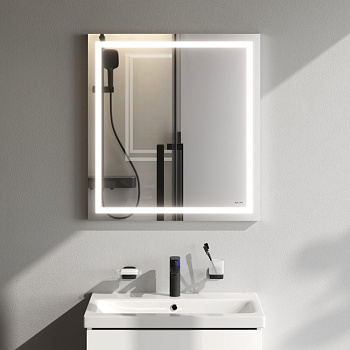 Зеркало в ванную Am.Pm Gem M91AMOX0651WG 65х70 цвет серебро