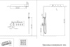 Душевая система AltroBagno Metropoli AltroBagnoUniversale040403Cr встраиваемая в стену