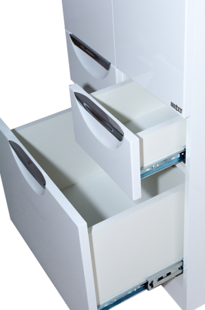 Шкаф-пенал Misty Орхидея П-Жас05050-0112Я 50х200 напольный цвет белый