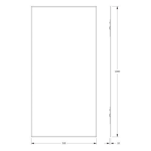 Зеркало в ванную Evoform Standard BY 231 50х100 - фото 2