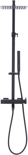 Душевая стойка Allen Brau Infinity 5.21029-31 настенная цвет черный - фото 4