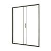 Душевая дверь Taliente TA-130-1CB 130х195 стекло прозрачное профиль черный