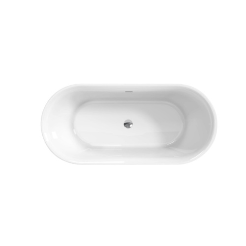 Ванна акриловая BelBagno BB706-1700-770 170х77 отдельностоящая овальная - фото 3