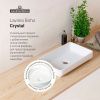 Раковина из сантехнического фарфора Lavinia Boho Bathroom Sink Slim 33311004 60х30 накладная цвет белый без отверстий под смеситель
