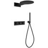 Душевая система Abber AF8151B встраиваемая в стену цвет черный с термостатом