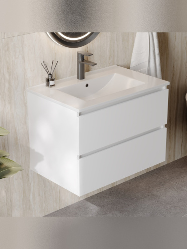 Тумба с раковиной Teymi Laina F16029 70х46х50 подвесная - фото 5