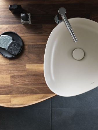 Раковина из сантехнического фарфора Vitra Plural 7812B401-0016 50х40 накладная цвет белый без отверстий под смеситель