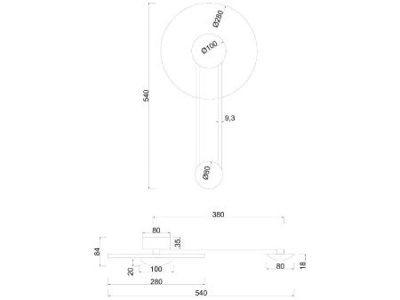 Светильник настенный Arte Lamp Biscotto (Бисцотто) A2640AP-1GO
