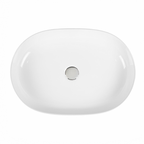 Раковина Bond Oval 61 см S51-600 накладная цвет белый глянцевый - фото 5