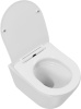 Унитаз подвесной Logan 00342543 белый с сиденьем микролифт безободковый смыв торнадо