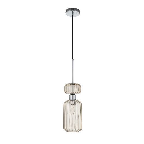 Светильник подвесной Escada Gloss (Глосс) 1141/1S Chrome/Beige - фото 2