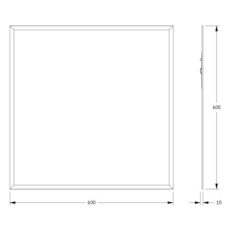 Зеркало Evoform Comfort BY 0910 60х60 подвесное
