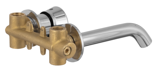 Смеситель для раковины Remer Element ET15P встраиваемый в стену хром - фото 2