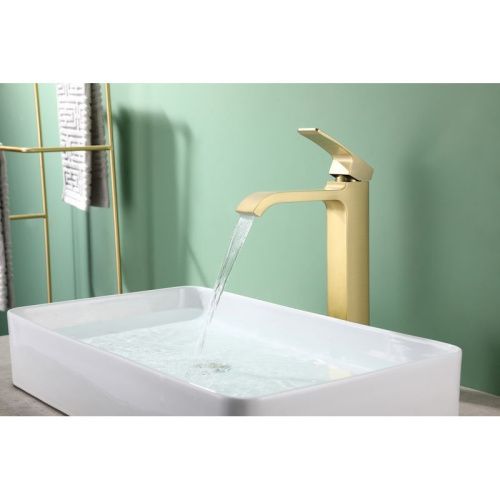 Смеситель Raglo R02 R02.15.03 на раковину золото - фото 4