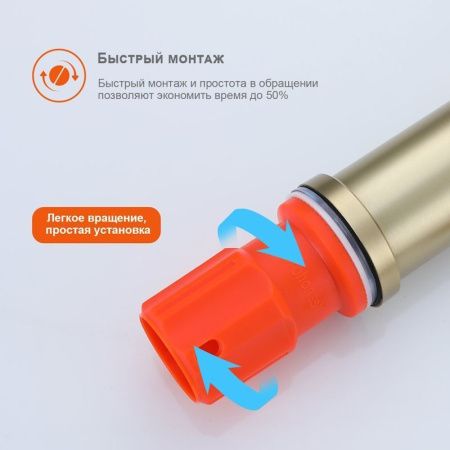 Смеситель для раковины ProHanss P31.15.03 на столешницу золото