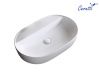 Раковина из сантехнического фарфора Cerutti SPA CR0074 60х40 накладная цвет белый 1 отверстие под смеситель