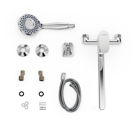 Смеситель для ванны Tokito SEMBOKU TOK-SEM-1015 настенный хром