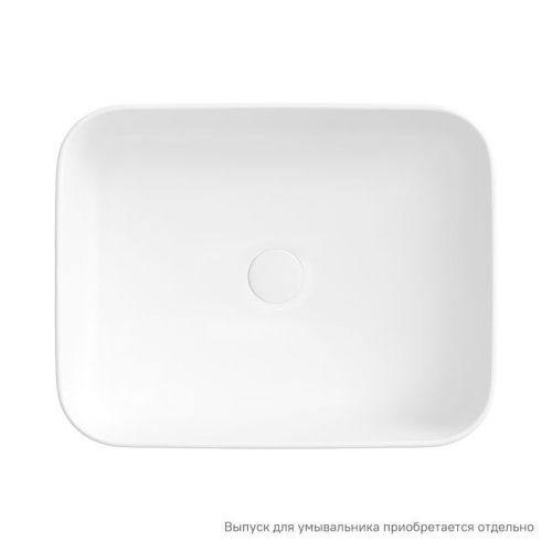 Раковина из сантехнического фарфора IDDIS Bridge BRIWM05i27 39х50 накладная цвет белый без отверстий под смеситель - фото 3