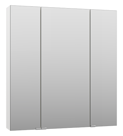 Зеркало-шкаф Misty Аура Э-Аур02075-01 80х80 подвесной цвет белый