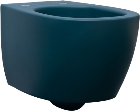 Чаша унитаза подвесная Allen Brau Fantasy 4.11004.PT цвет зеленый без сиденья безободковая каскадный смыв