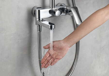 Душевая стойка Aquatek ВЕГА AQ2040CR настенная цвет хром