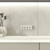 Розетка четверная с заземлением и шторками Werkel Gallant (Галлант) 4690389217999