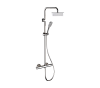 Душевая стойка Remer Elegance EQ32X8CPUFD20 настенная цвет хром с термостатом