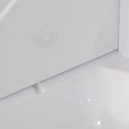 Душевая кабина AvaCan L608NLED 80х80 четверть круга без крыши ориентация универсальная