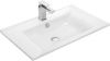 Раковина из сантехнического фаянса Stworki Хаммель 9075-KL 80х50 накладная цвет белый 1 отверстие под смеситель
