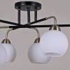 Люстра на штанге Illumico IL0252 IL0252-6CSQ-79 BK AB