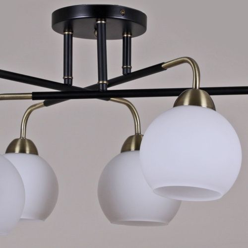 Люстра на штанге Illumico IL0252 IL0252-6CSQ-79 BK AB - фото 3