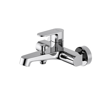 Смеситель для ванны Aquatek ОБЕРОН AQ1240CR настенный хром без термостата