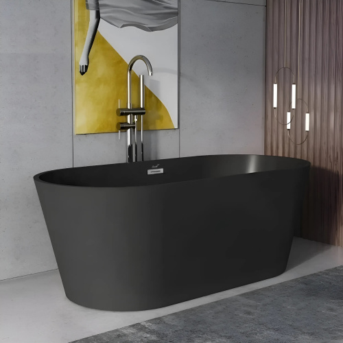 Ванна акриловая Cerutti SPA CT9905 168х73 отдельностоящая овальная - фото 2