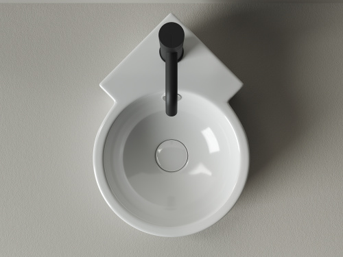 Раковина Ceramica Nova ELEMENT 31 см CN5019 подвесная цвет белый - фото 4