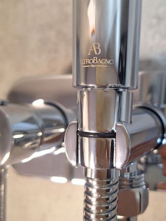 Гигиенический душ со смесителем AltroBagno Metropoli AltroBagnoMetropoli060109Cr хром