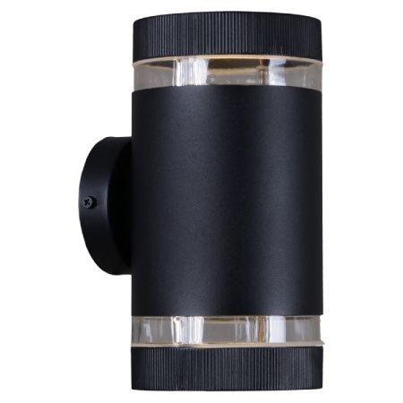 Уличный настенный светильник Reluce 86226-9.2-002CT 2*GX53 BK