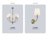 Люстра на штанге Ambrella Light Ceramo Classic (Церамо Цлассиц) LH75351